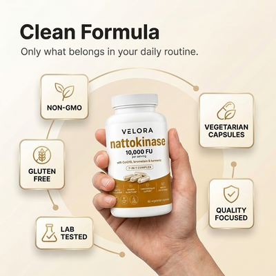 Velora Nattokinase Complex 10,000 FU